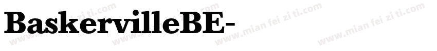 BaskervilleBE字体转换