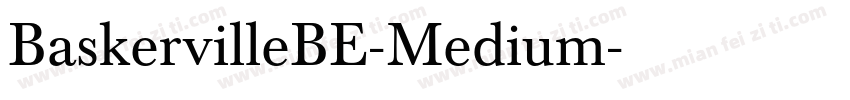 BaskervilleBE-Medium字体转换