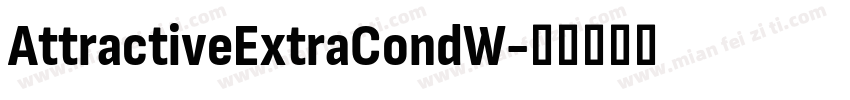 AttractiveExtraCondW字体转换