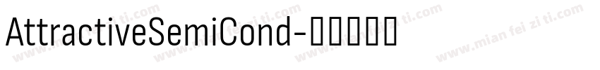 AttractiveSemiCond字体转换