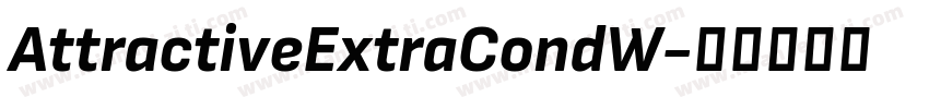 AttractiveExtraCondW字体转换