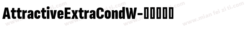 AttractiveExtraCondW字体转换