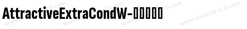 AttractiveExtraCondW字体转换