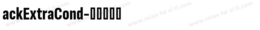 ackExtraCond字体转换