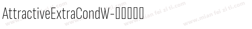 AttractiveExtraCondW字体转换