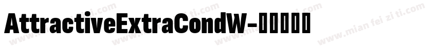 AttractiveExtraCondW字体转换