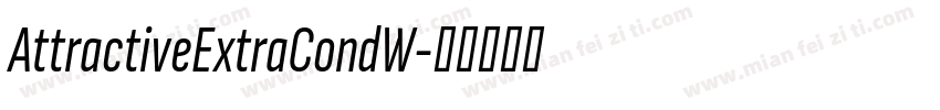 AttractiveExtraCondW字体转换