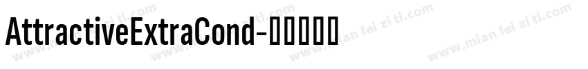 AttractiveExtraCond字体转换