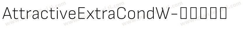 AttractiveExtraCondW字体转换