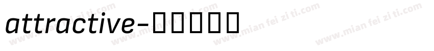 attractive字体转换