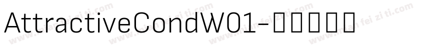 AttractiveCondW01字体转换