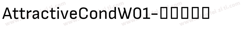 AttractiveCondW01字体转换