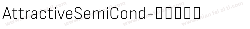 AttractiveSemiCond字体转换