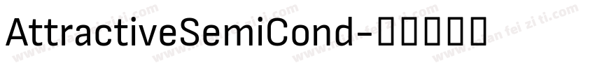 AttractiveSemiCond字体转换