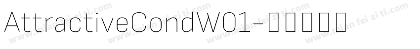 AttractiveCondW01字体转换