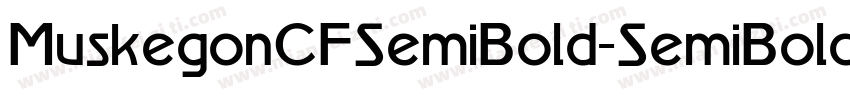 MuskegonCFSemiBold-SemiBold字体转换