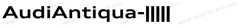 AudiAntiqua字体转换
