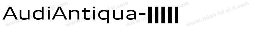 AudiAntiqua字体转换