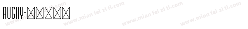 augiiy字体转换