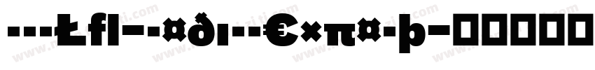 BauLF-MediumExpert字体转换