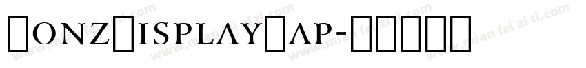 BonzDisplayCap字体转换