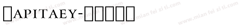 Capitaey字体转换