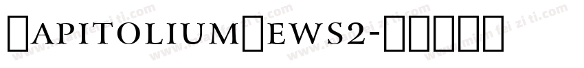 CapitoliumNews2字体转换