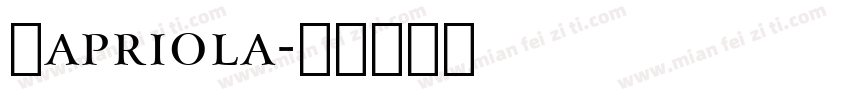 Capriola字体转换