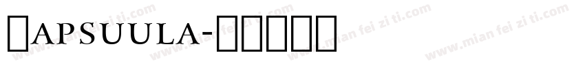 Capsuula字体转换