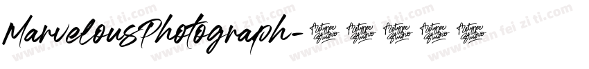 MarvelousPhotograph字体转换