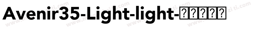 Avenir35-Light-light字体转换