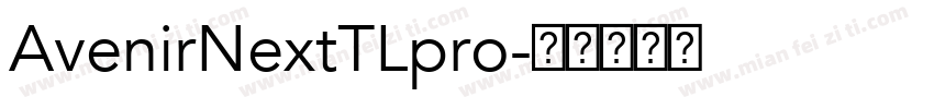 AvenirNextTLpro字体转换