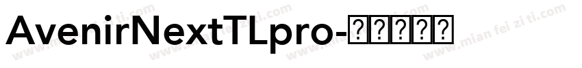 AvenirNextTLpro字体转换