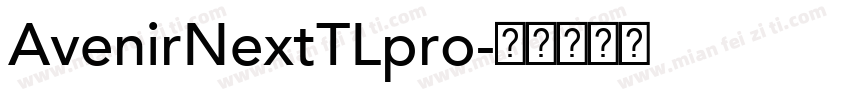 AvenirNextTLpro字体转换