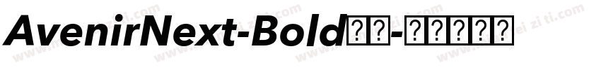 AvenirNext-Bold字体字体转换