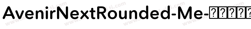 AvenirNextRounded-Me字体转换