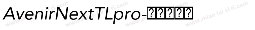 AvenirNextTLpro字体转换
