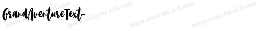 GrandAventureText字体转换