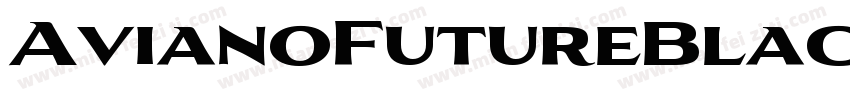 AvianoFutureBlackFast字体转换