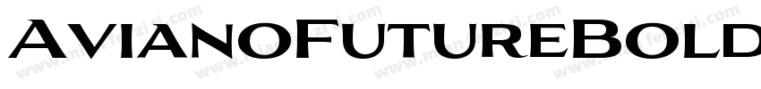 AvianoFutureBold字体转换