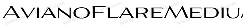 AvianoFlareMedium字体转换