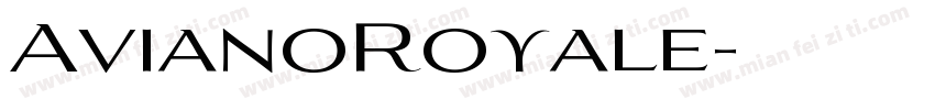 AvianoRoyale字体转换