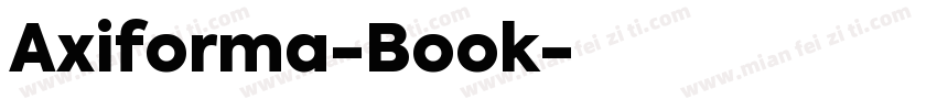 Axiforma-Book字体转换