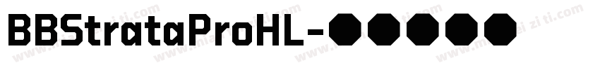 BBStrataProHL字体转换
