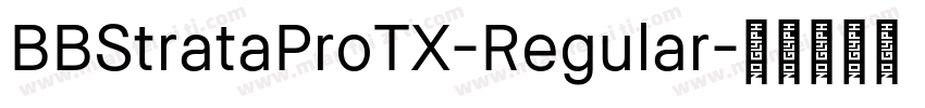 BBStrataProTX-Regular字体转换
