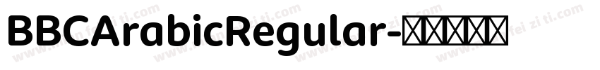 BBCArabicRegular字体转换