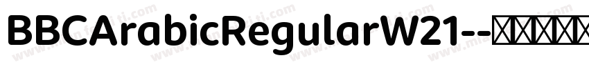 BBCArabicRegularW21-字体转换