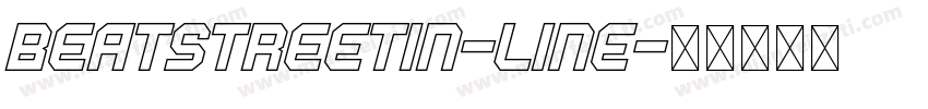 BeatStreetIn-Line字体转换