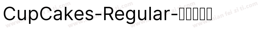CupCakes-Regular字体转换