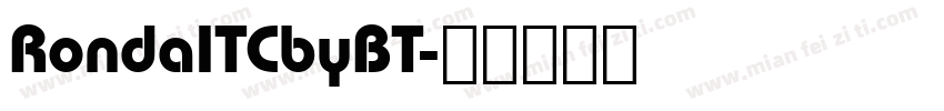 RondaITCbyBT字体转换